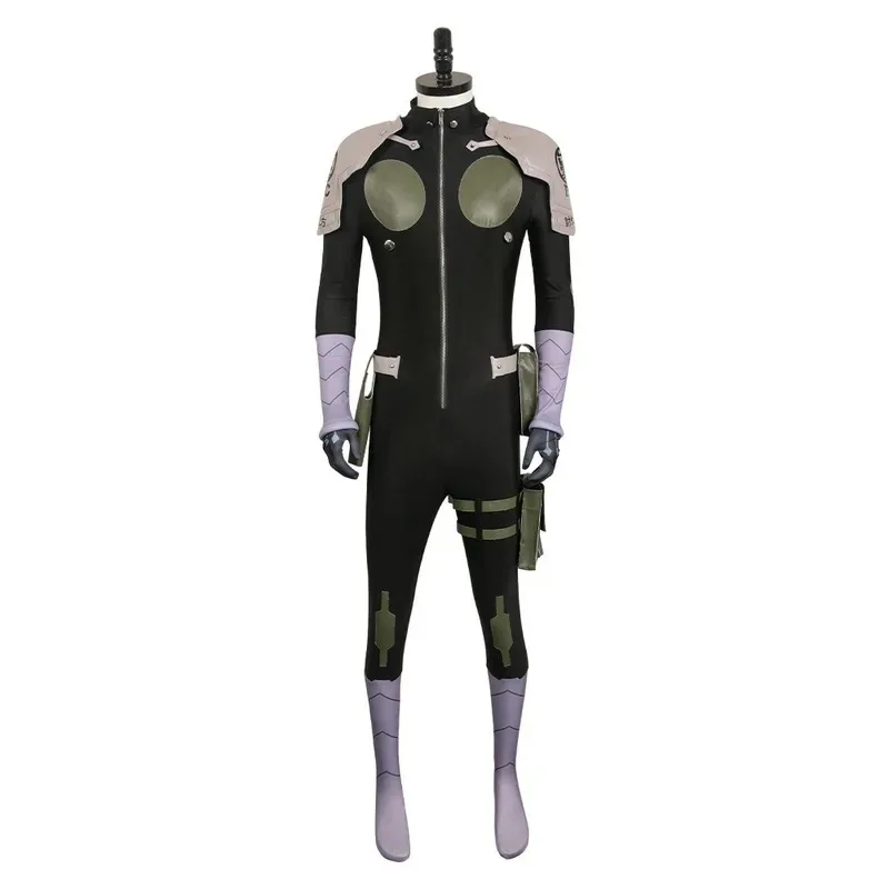 Монстр No. 8, карнавальный костюм Hibino Kafka, черная униформа команды, карнавальный костюм, костюм на Хэллоуин