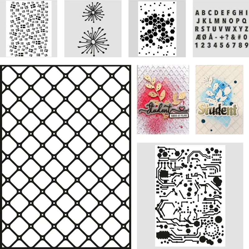 Braille Printed Circuit Board Metal Plate Craft Metal Cutting Dies Mold Strips Sheet Scrapbook Paper Craft Knife Mold Blade 2026