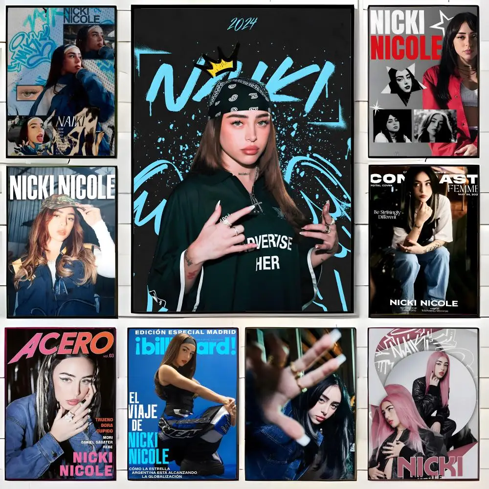Pop Singer N-Nicki Nicole Poster Wall Art Print Decorative Mural Home Decor Gift Unframed