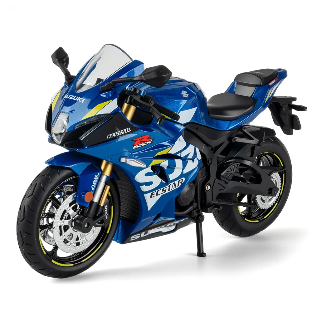 

1:12 GSX1000R Alloy Diecast Toys Motorcycle Models Car with Light Shock Absorption Miniature Motorbike Gift