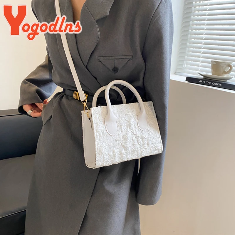 Yogodlns Floral Graphic Satchel Bag For Women Fashion Mini Square Bag Fashion Portable Handbag Designer Shoulder Crossbody Bags