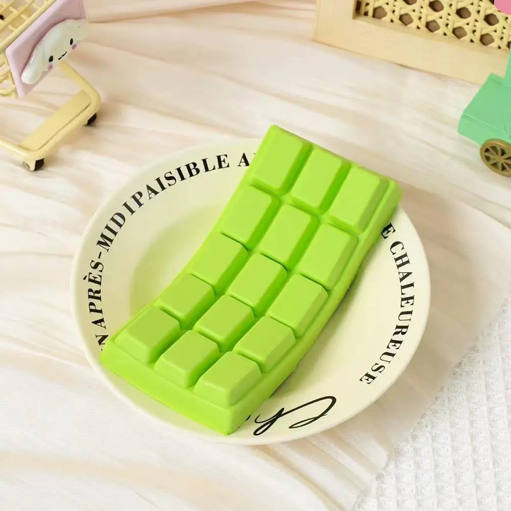Simuliertes Schokoladen-Quetschspielzeug aus PU, weich und langsam rückfedernd, Büro-Stressabbau-Spielzeug, Handentspannungs-Geschenk, Desktop-Dekoration – Detail 20