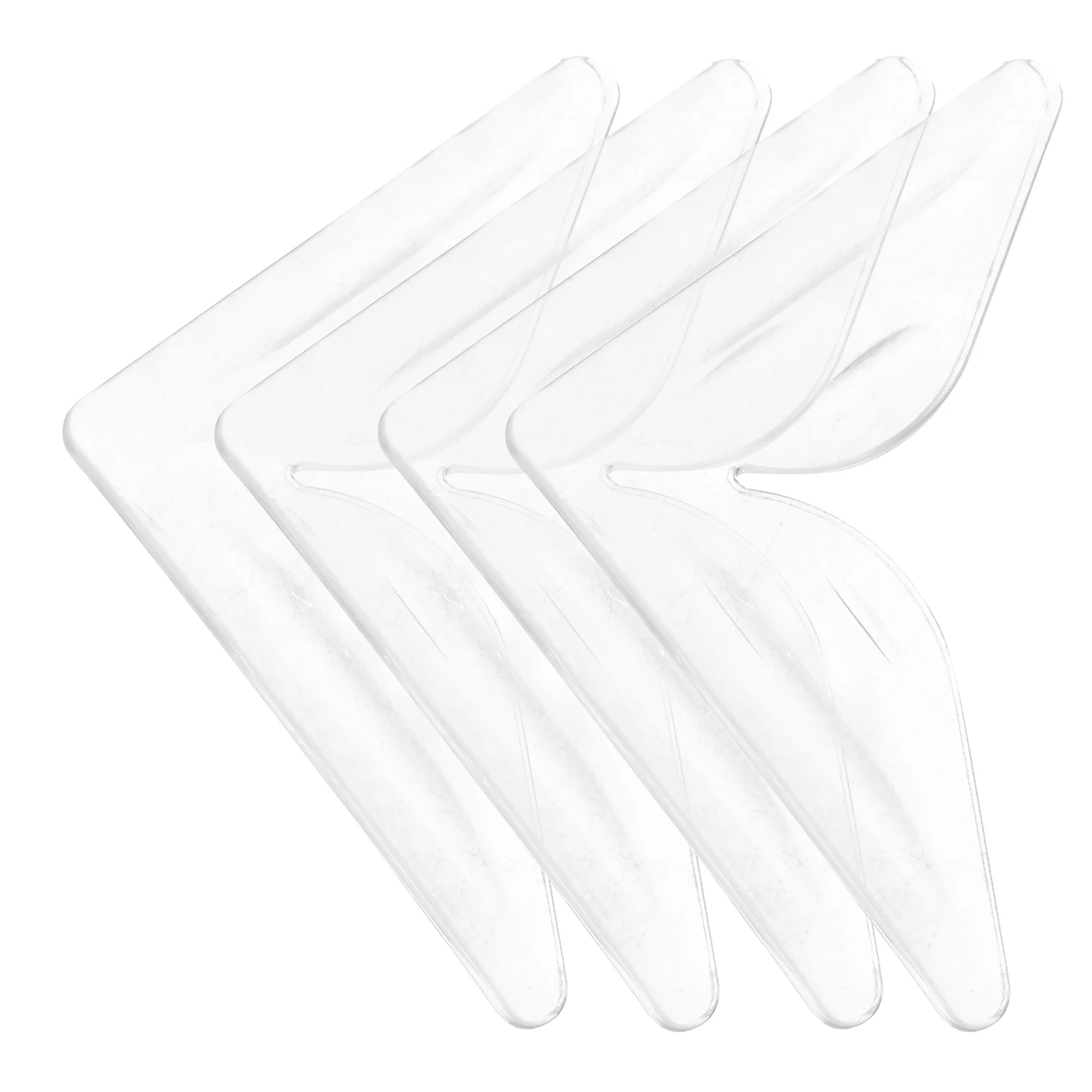 

4pcs Door Corner Door Corner Guards Protector Transparent Scratch Guards Edge Bumper Stickers Vehicle Collision Protection