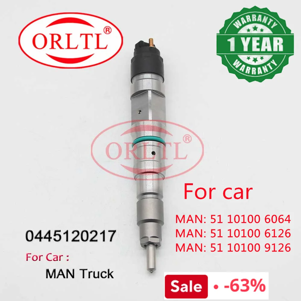 0445120217 NEW Diesel Fuel Injector For MAN 5110100 6064 5110100 6126 5110100 9126 0 445 120 217 ORLTL