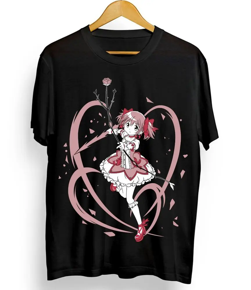 Madoka Kaname T-shirt Magical Girl Madoka Magica kawaii Shirt All Size