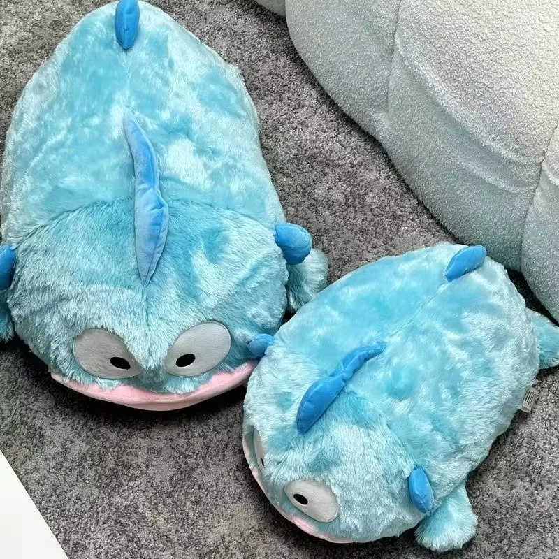Kawaii hangyodon boneca de pelúcia lance travesseiro bonito dos desenhos animados peixe feio boneca de pelúcia brinquedos macio sofá almofada escritório decoração do quarto presentes