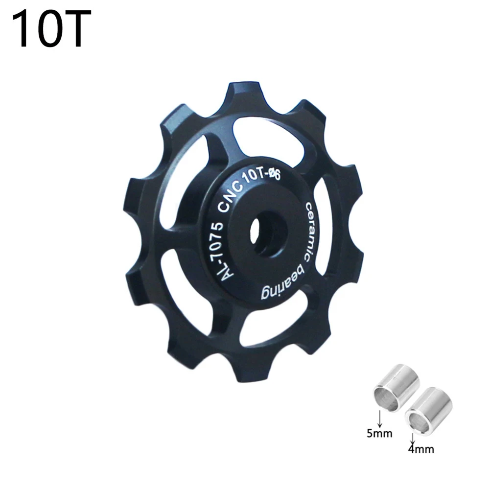 

Guide Wheel Rear Derailleur Pulley Replacement Sealed Steel Bearing Waterproof Aluminum Alloy Ceramics Dustproof