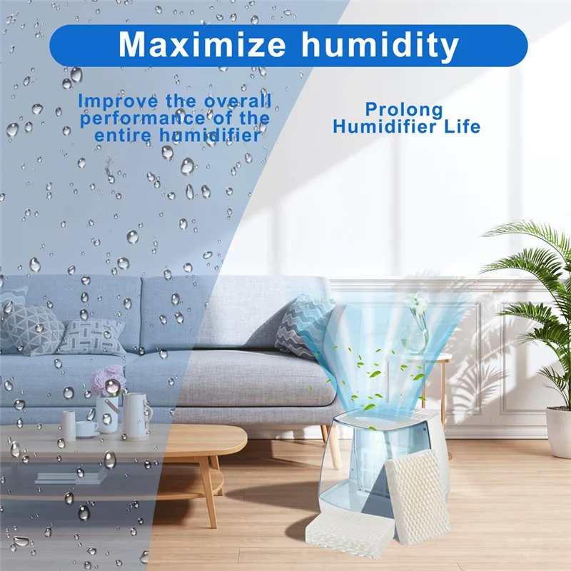 

ABSS-WF813 Humidifier Parts Accessories Filter For Relion EQWF813 PCWF813 RCM832 PCCM-840 EQ-2119-UL Cool Mist Humidifiers Filte