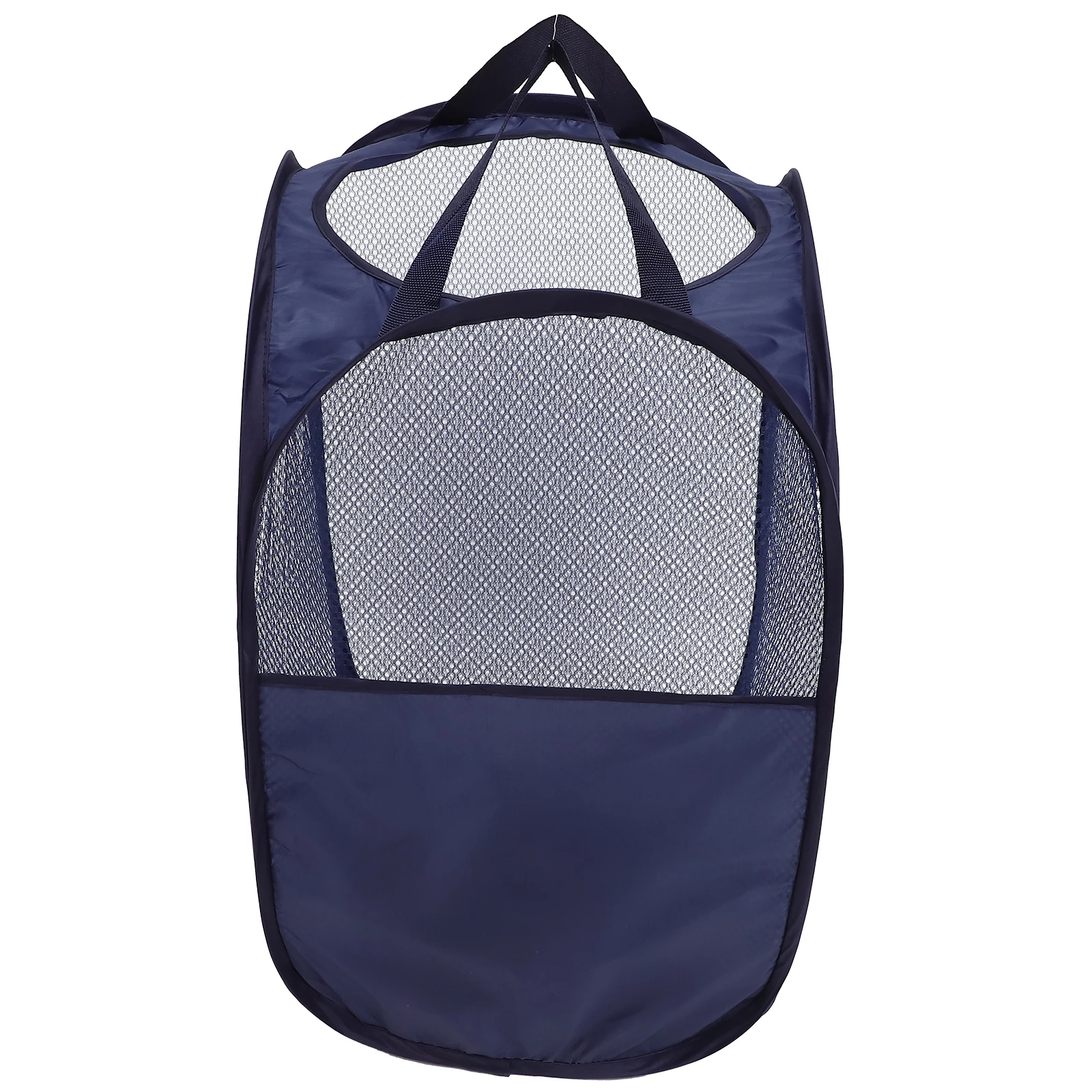 

Foldable Laundry Basket Large Capacity Black Mesh Storage Pouch Collapsible Hamper Pop Up Design Clothes ganizer Portable Dirty