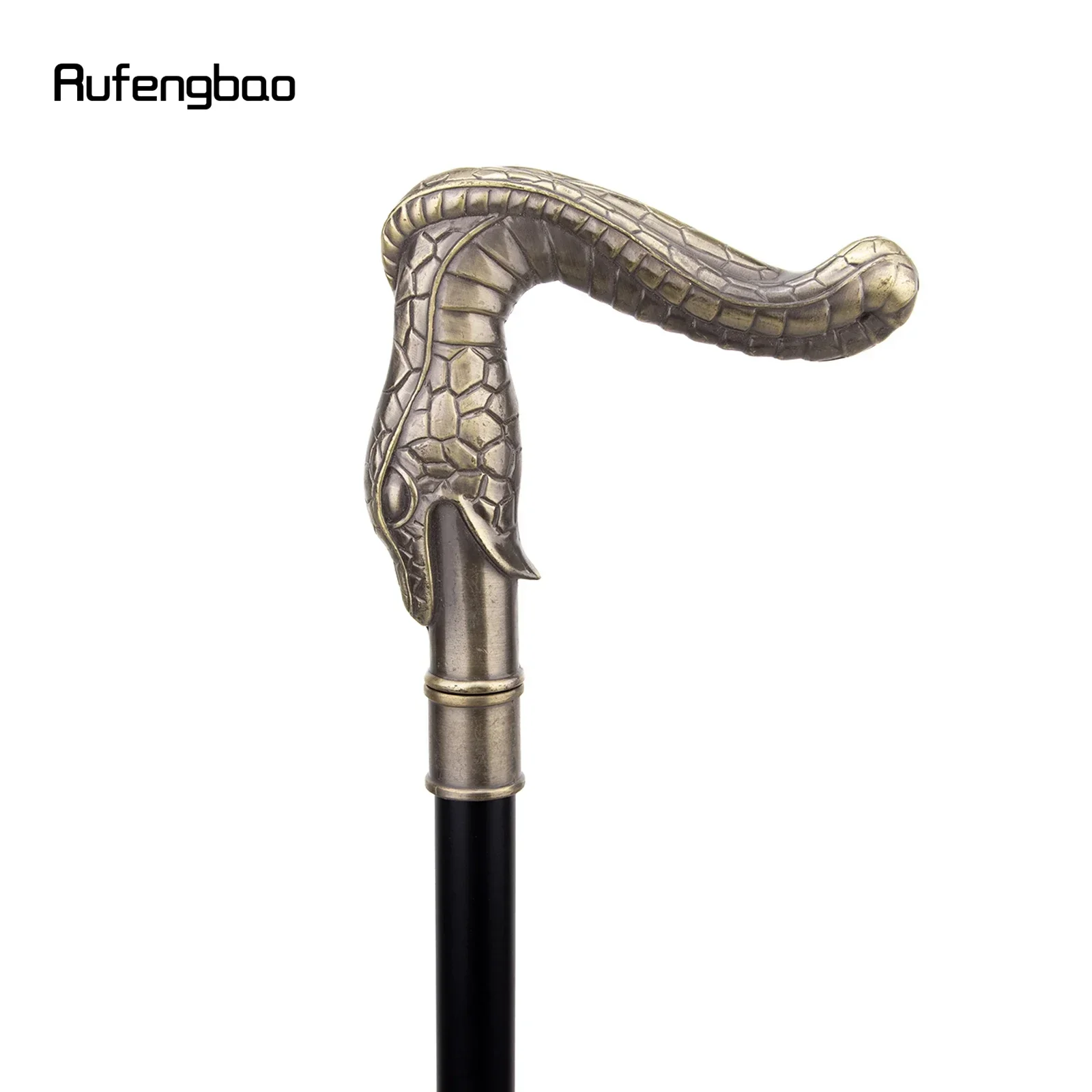 النحاس الأفعى موضة عصا للمشي ديكور مصاص دماء تأثيري خمر حفلة عصرية عصا للمشي هالوين Crosier 93 سنتيمتر