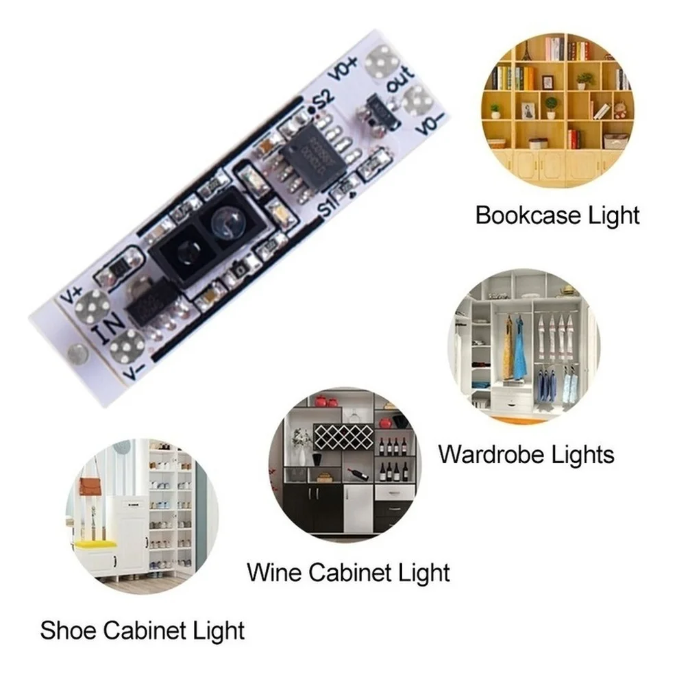 Short Distance Scan Sensor Sweep Hand Sensor Switch Module 36W 3A Constant Voltage for Auto Smart Home Compatible XK-GK-4010A