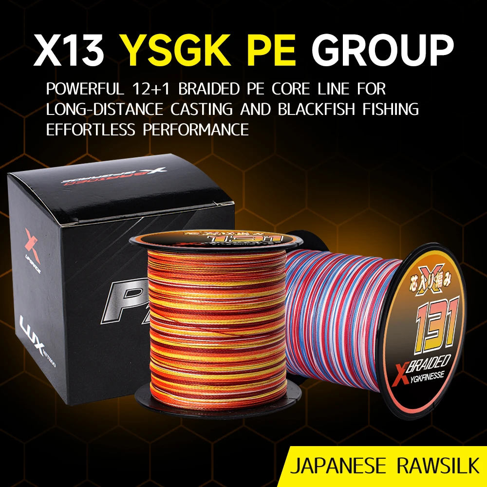 

Плетеная рыболовная леска X13 YSGK PE, 8 жил, 300 м, сверхпрочная, устойчивая к истиранию, без растяжения, высокая чувствительность, для соленой и пресной воды