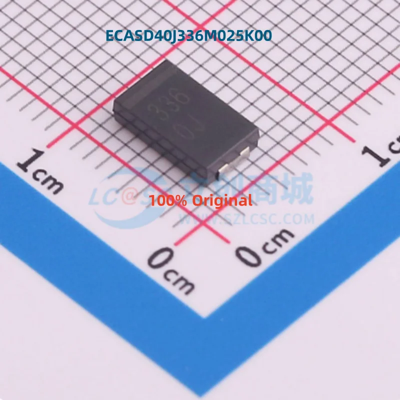 20PCS 100% New ECASD40J107M015K00 ECASD40J336M025K00 100uF 33uF ±20% 6.3V SMD 4.3x7.3mm