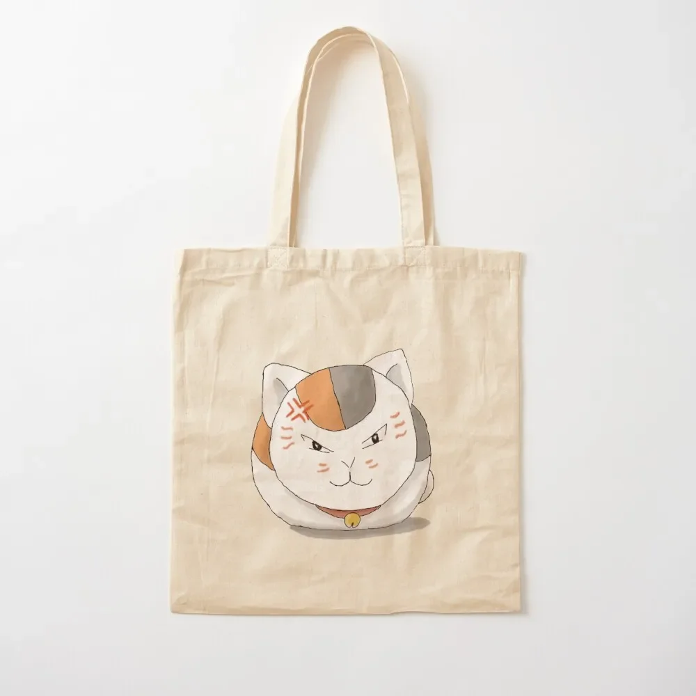 Nyanko Sensei's Wrath! Tote Bag Handbags women foldable reusable bag Tote Bag