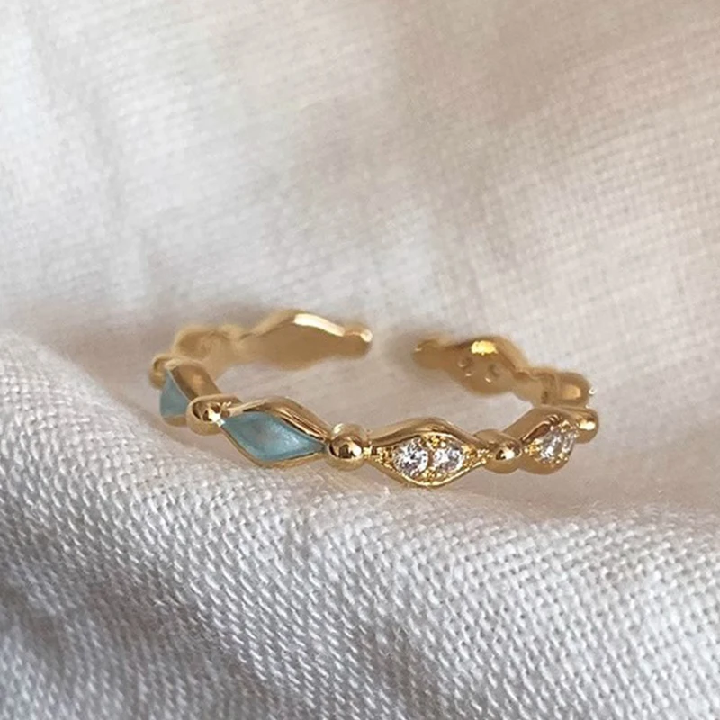 Women's Irregular Moonstone Ring, 925 Sterling Silver Gift