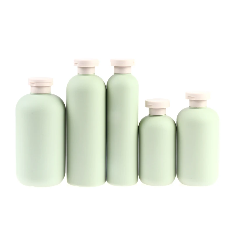 200ml-500ml Empty Dispenser Bottles With Flip Cap, Refillable Liquid Bottle For Soap, Shower Gel, Shampoo, Hand Soap Bathroom