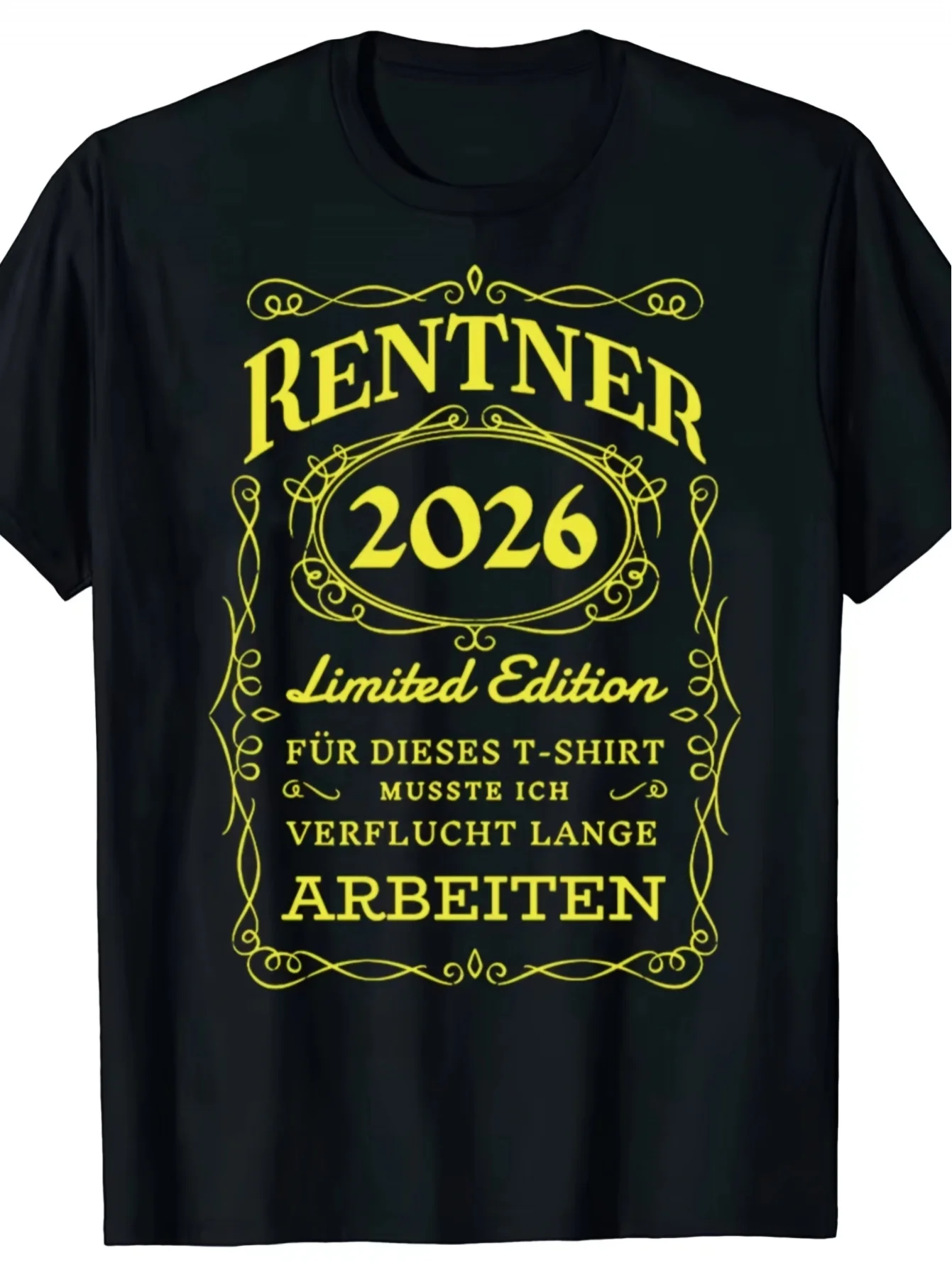 

Men's Fun Retirement 2025.98 Pattern T-Shirt - Limited Edition Retirement T-Shirt with German Text and Rentner 2026 Design