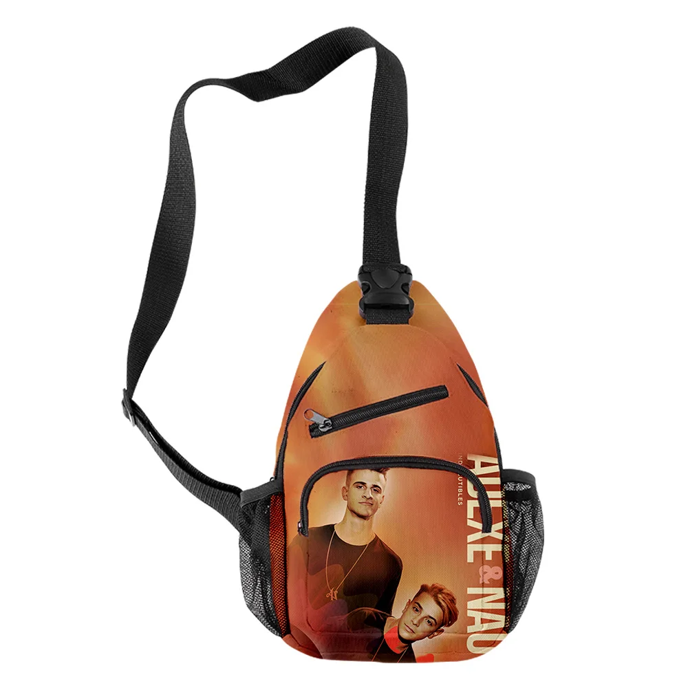 

Harajuku Popular Cool Adexe & Nau Crossbody Chest Bags Oxford Waterproof Boys/Girls Sports Travel Bags 3D Print Shoulder Bags