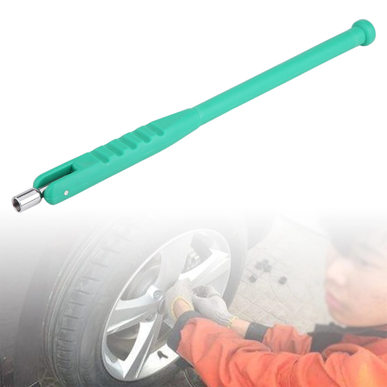 No Scratch Green Tire Valve Stem Puller Rod Tool With Valve Core Tool Built In