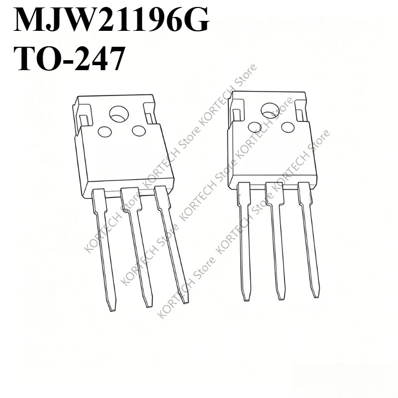 5-10PCS=5Pair/Lot Original MJW21195 MJW21196 MJW21195G MJW21196G TO-247 Power Amplifier Tube