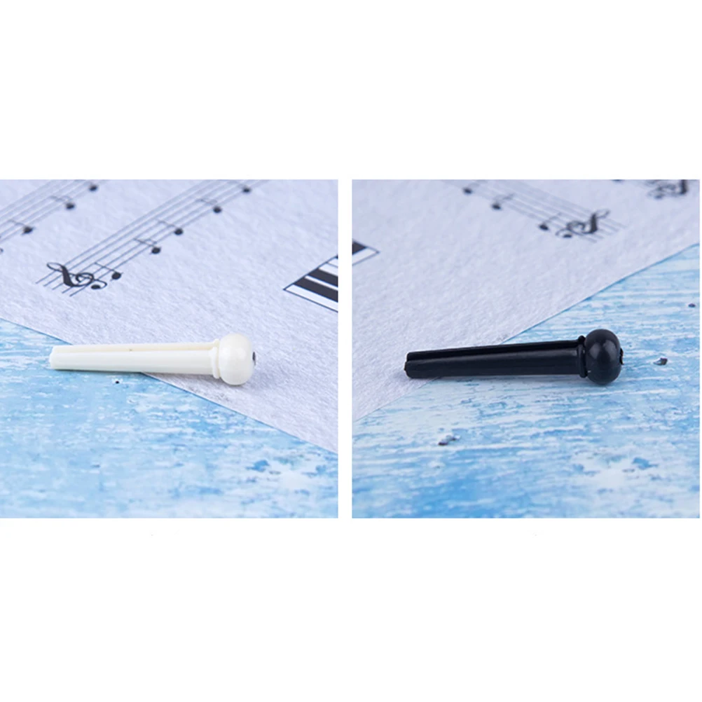 

100 Pcs String Cone Peg Nails Steel Dowels Ballad Guitar Bridge Pins Acoustic Pegs