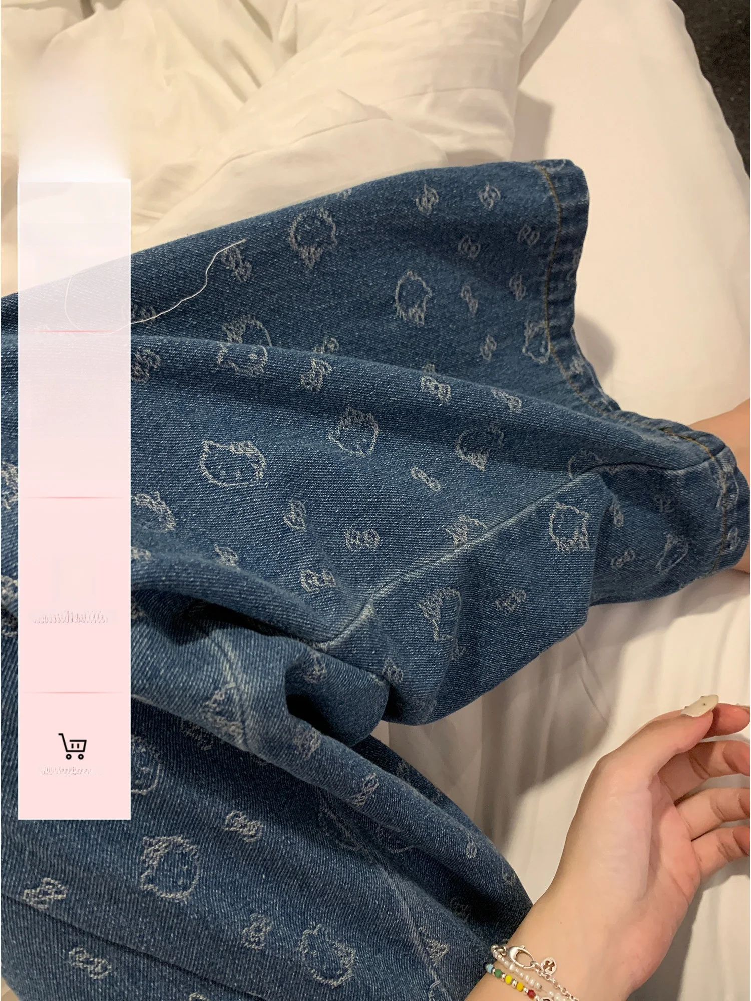 

Американские джинсы прямого кроя с широкими штанинами для женщин, повседневные брюки свободного кроя на весну, длинные брюки с высокой талией