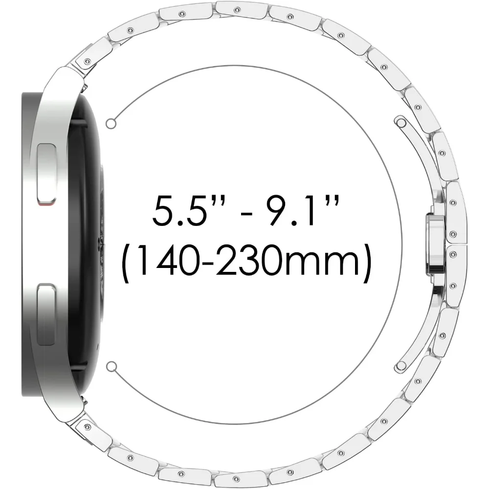 Luxury Stainless Steel Strap for Amazfit Falcon T-rex Ultra GTR 4 3/3 Pro 2 2e Men Watchband for HUAWEI Watch 4 4 Pro GT3 Pro 46