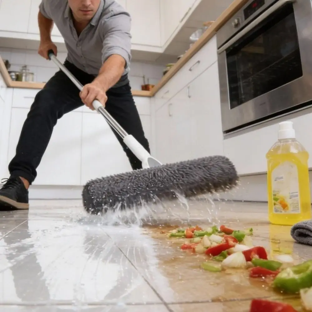 

Microfiber Mop Cloth Cover Dust Removal Thick Dry Wet Sweeping Cloth Washable Reusable Lazy Mop Cloth