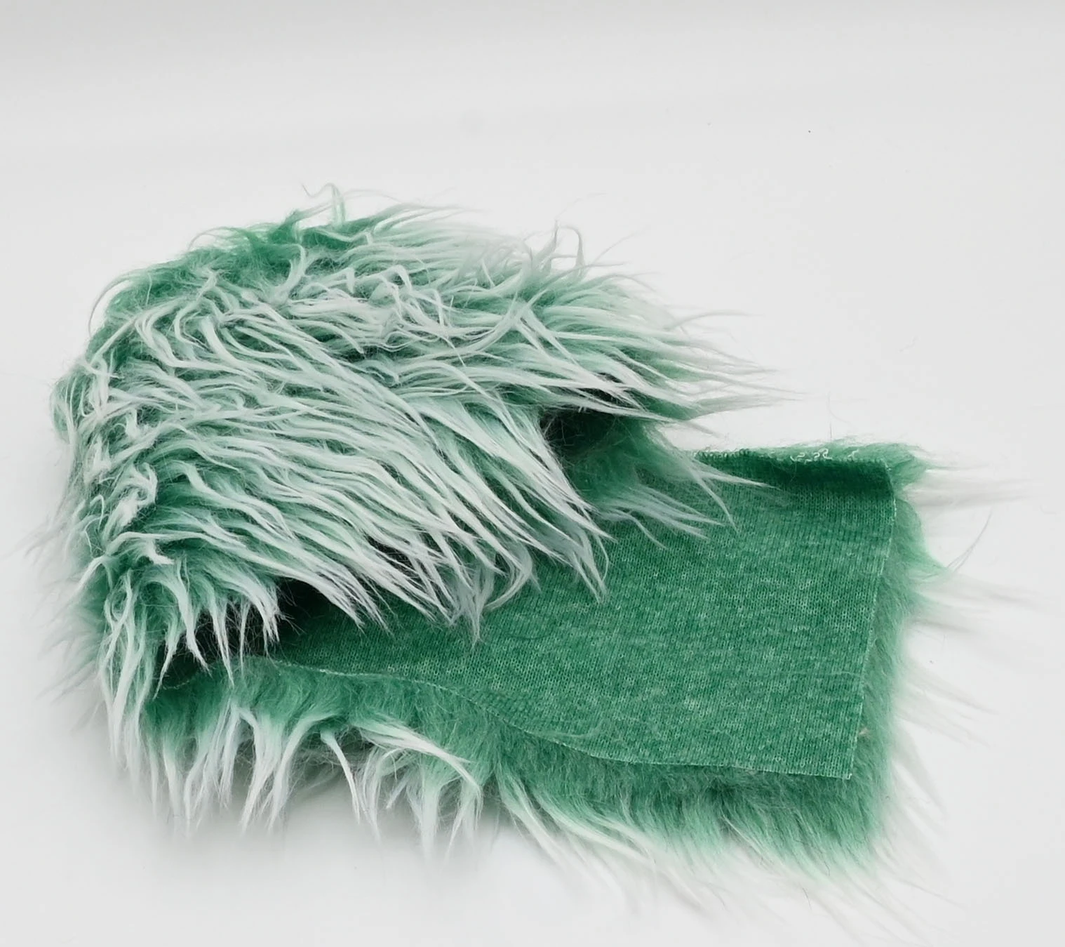 

1yard Clothing,bags,shoes,toys plush fabric Two tone falling water hair fabrics for coat carpet tissu