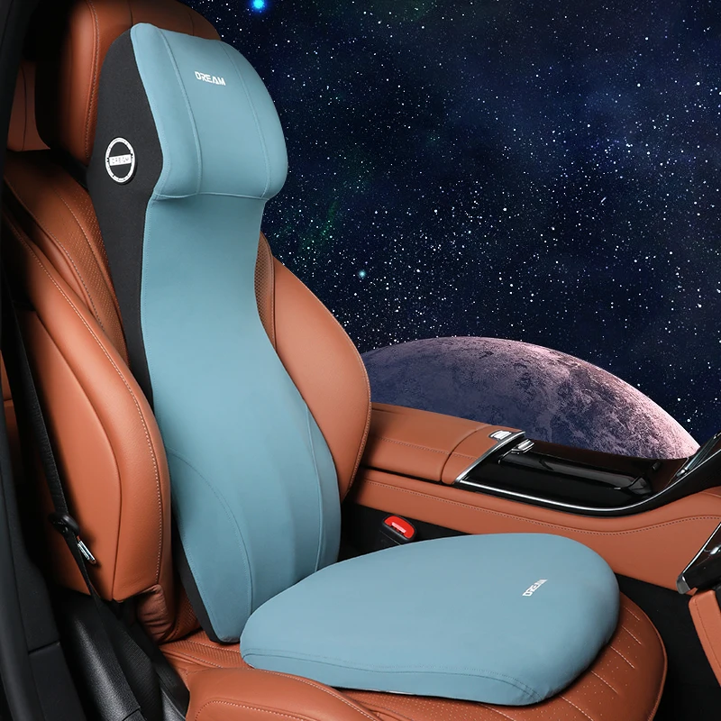 LIVIAUTOLIFE Auto Leder Kopfstütze Lenden Unterstützung Memory Foam Auto Rest Neck Kissen Zurück Kissen Sitz Taille Unterstützt Auto Innen Zubehör 8