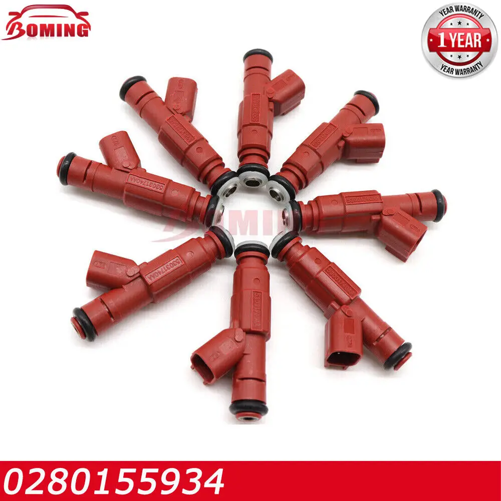 

0280155934 8 шт. топливная форсунка для Dodge Dakota Durango Ram 1500 2500 3500 2000-2003 53031740 АА 81212132 M02934X8 5121213