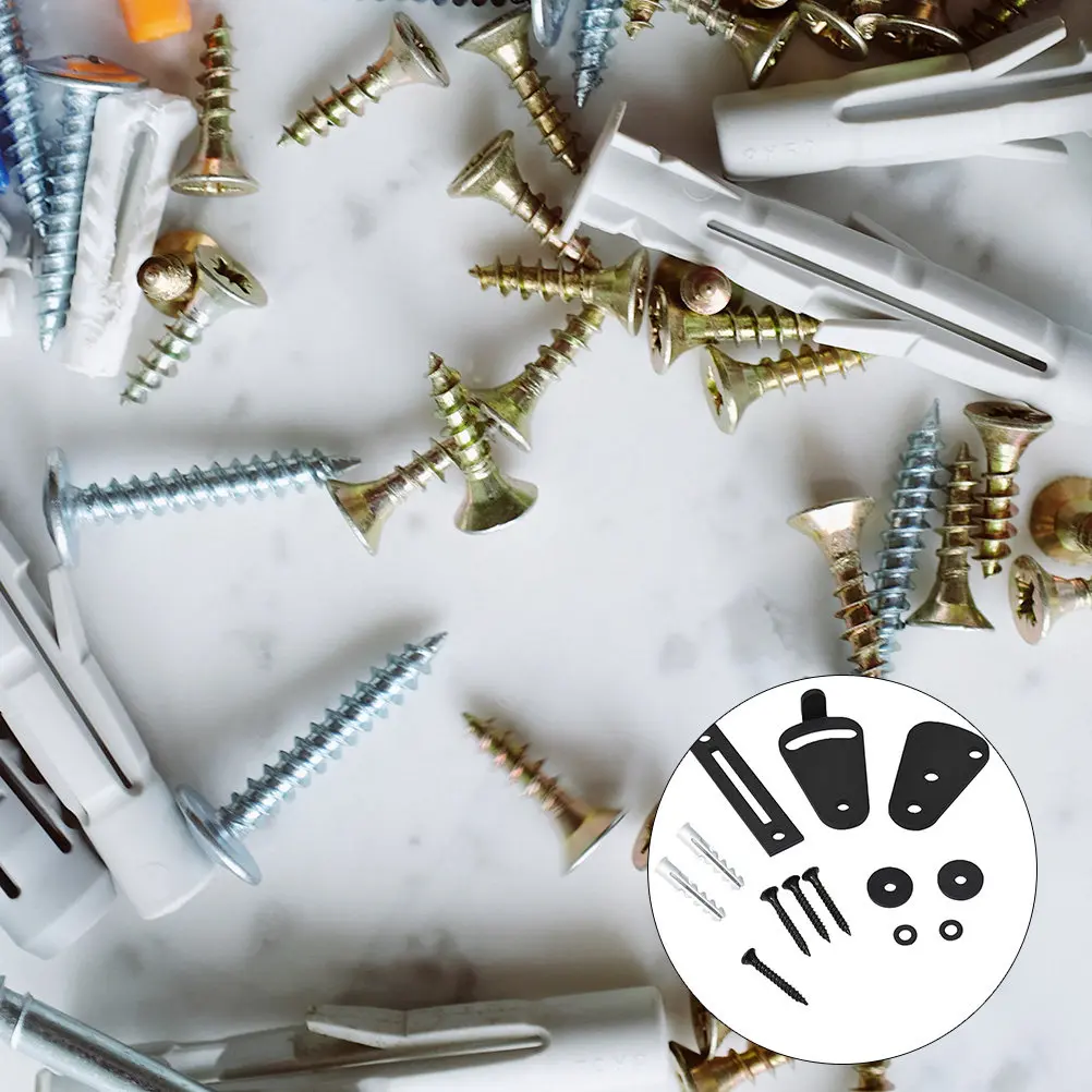 

13 pcs Barn Door Lock Sliding Door Latch Coated Steel Flush Mount For Privacy Sliding Wood Latch Rolling Wood Gate