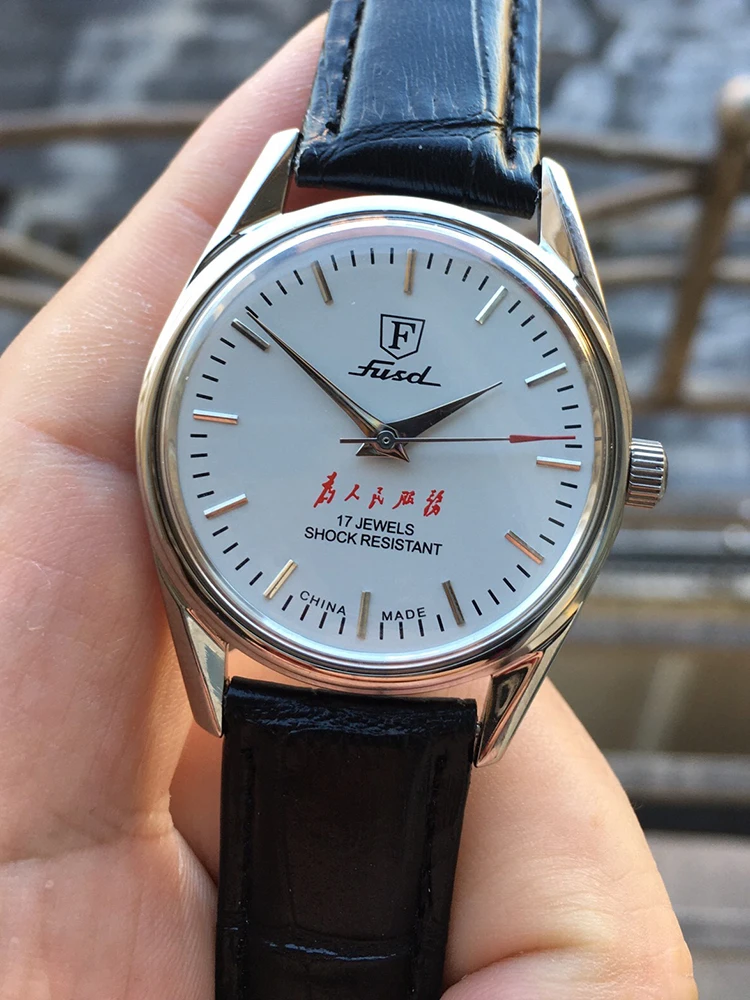 Shanghai-メンズメカニカル腕時計,ヴィンテージ,難破船,アンティークスタイル,クラシックなデザイン,36mm