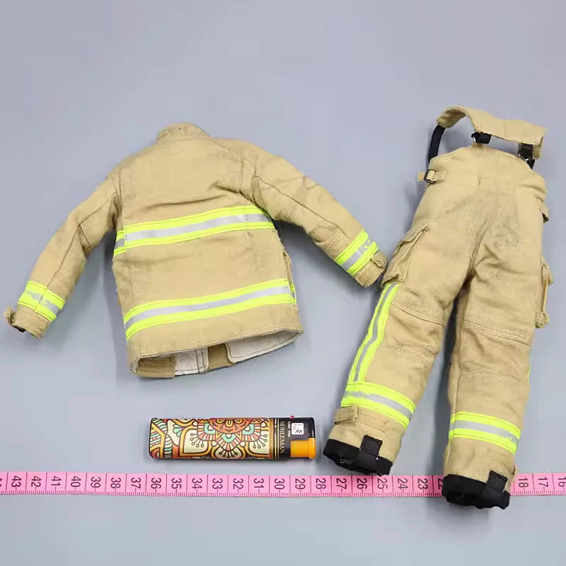 ZYTOYS 1/6 EB HK Fireman Hero Man Mini Dress Uniform Set Tops Pant Coat For 12