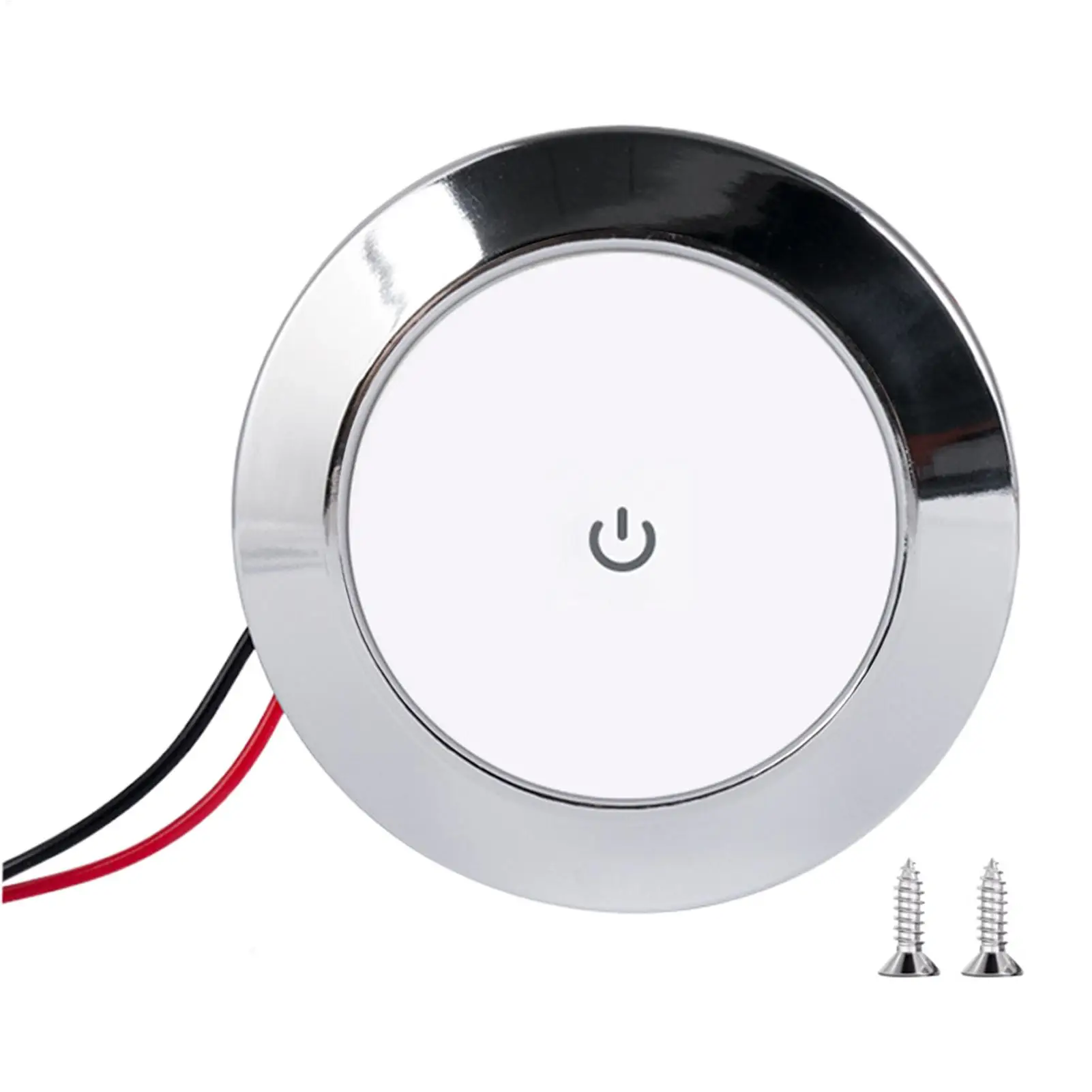 

12V RV Interior Ceiling LED Light with Switch 5W Car Interior Led Round Light RV Indoor Roof Lamp For Camper Boat