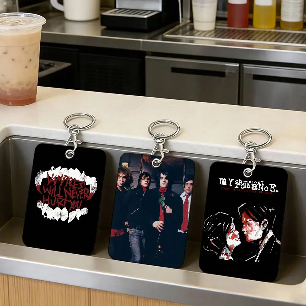 My C-Chemical R-Romance Band Card Holder Student Campus Card Protective Cover