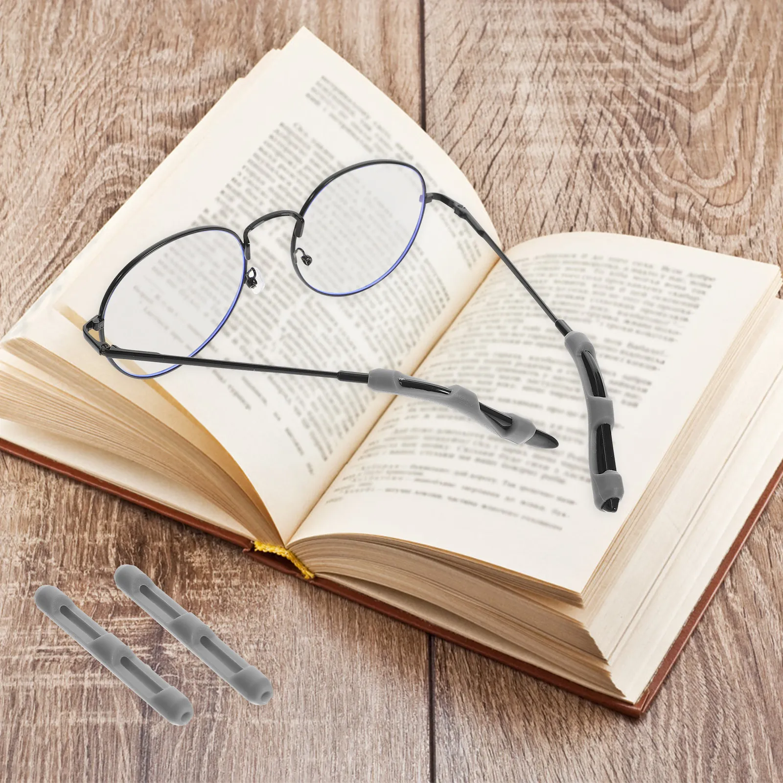 

10Pairs Long-Lasting Silicone Glasses Ear Grips Prevent Slipping Eyeglass Temple Tips Sleeve for Active Lifestyle Use