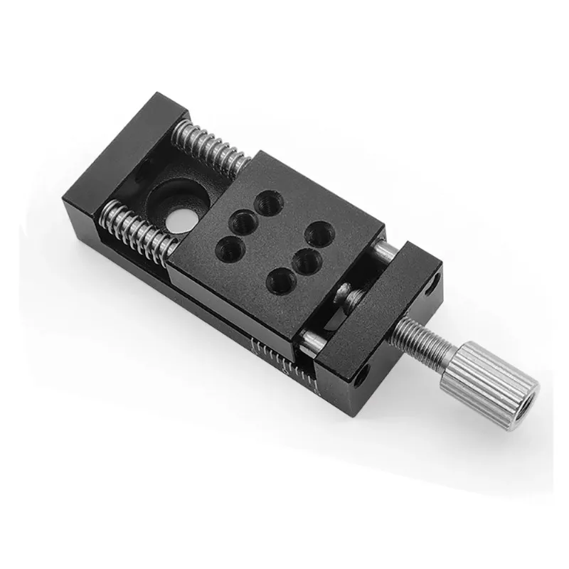 20x20MM X Axis Linear Stage Stroke 10MM Fine‑Tuning Precision Mini Sliding Table Micro Manual Laboratory Translation Stage