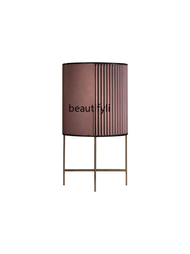 

A15 Italian-Style Light Luxury Wine Cabinet Living Room Wall Home Locker Designer High-End Sideboard Display Cabinet