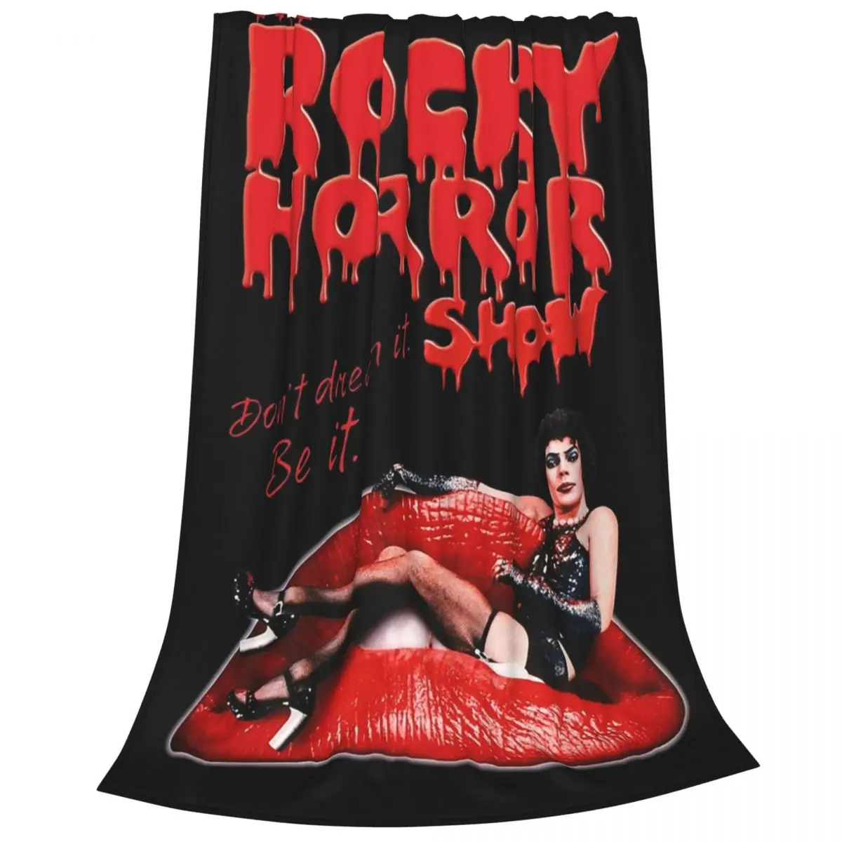 The Rocky Horror S Blanket Fleece Multi-function Sofa Throw Blankets For Couch Bedding Office Throws Bedspread Quilt