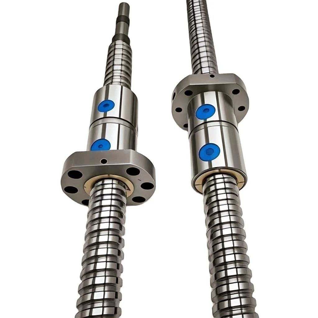 High Precision Heavy Loading 1000mm 2000mm 3000mm Hiwin DFU3205 3212 4010 5010 6310 8010 CNC Ball Screw and Nut C3 C5 C7 Grade