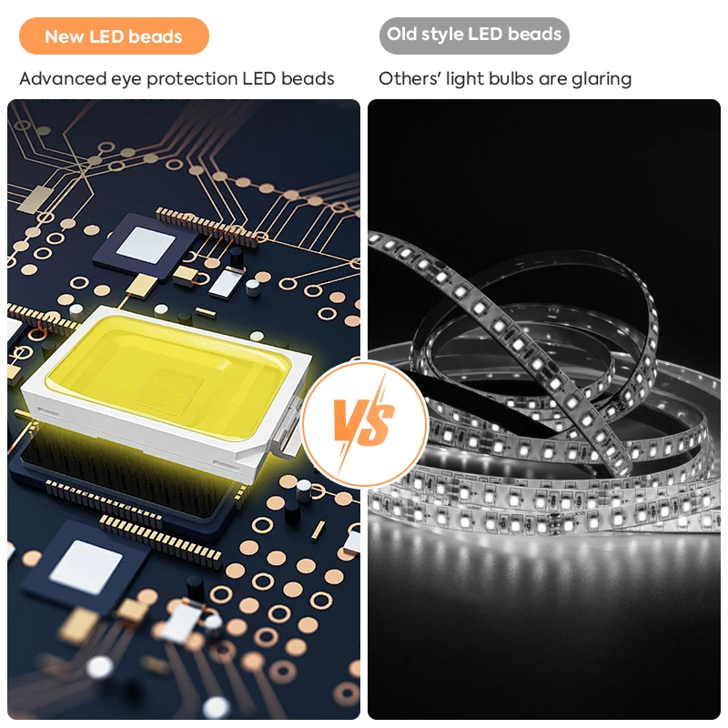 أضواء حلقة 18 بوصة، مع حامل إضاءة و3 حامل هاتف عكس الضوء حلقة مربعة للتصوير الفوتوغرافي المكونات في الضوء لتيك توك والفيديو والصور