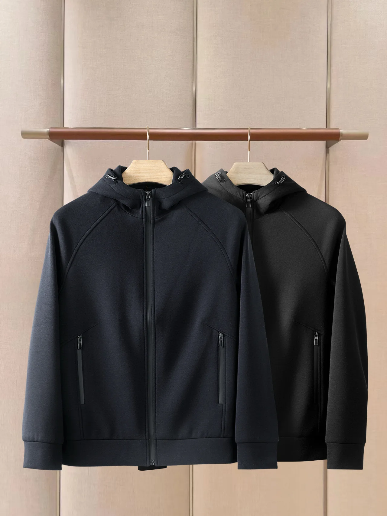 

ntleman Men's Casual Hooded Open Cardigan Cotton Autumn Winter Faion Urban Sle Zipper ket Long Sve Sweatirt