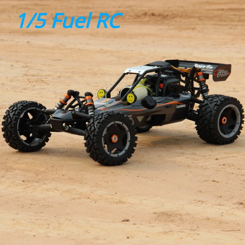 1/5 fuel off-road vehicle remote control gasoline car 2WD 30CC engine pure nylon version 90km/h climbing toy giant racing car