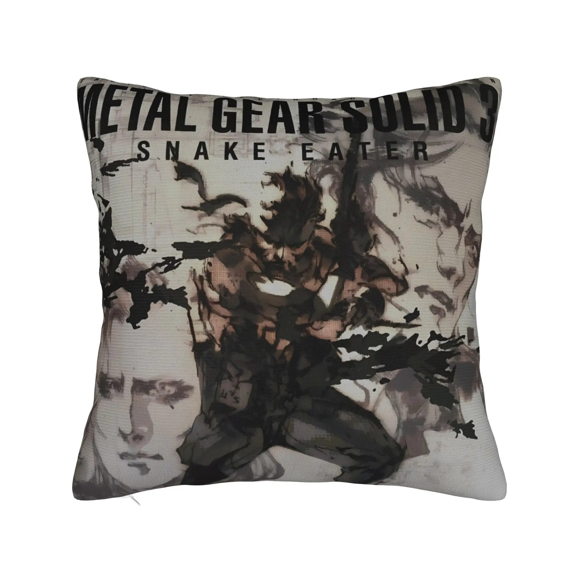 Metal Gear Solid Game Pillow Case  Design Pillow Cover Kawaii Pillowcases For Sofa Home Decoration