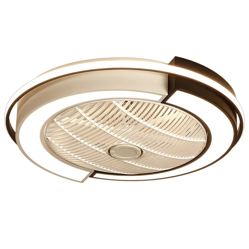 Inteligente Controle Remoto LED Ventilador de Teto Luz, Creative Home Light para Quarto, Restaurante Nórdico e Sala de Estar