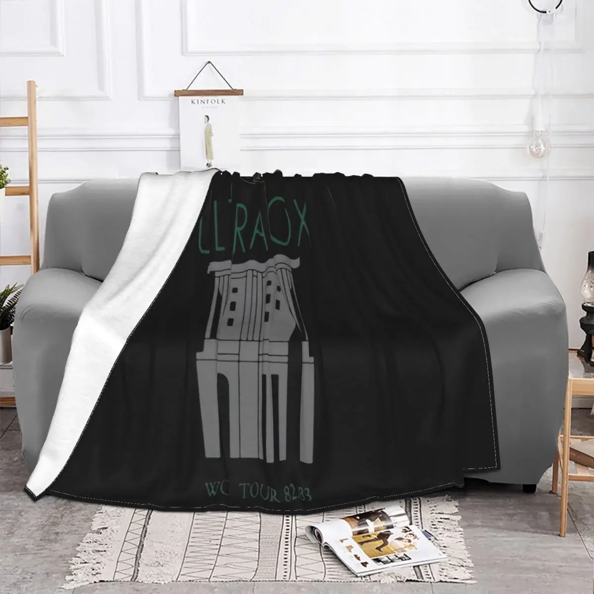 Ultravox World Tour 82 83 Sports Grey Visage The Human League Yazoo F Slim Fit Unique Great Quality Throw Blanket