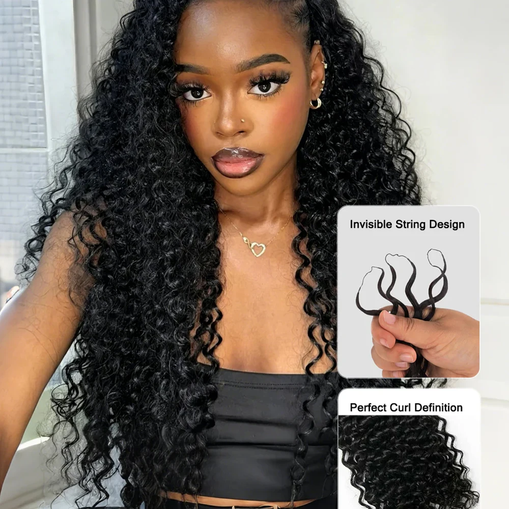 deep-wave-feather-crochet-human-hair-invisible-pre-separated-reusable-deep-curly-crochet-feather-hair-extensions-for-braiding