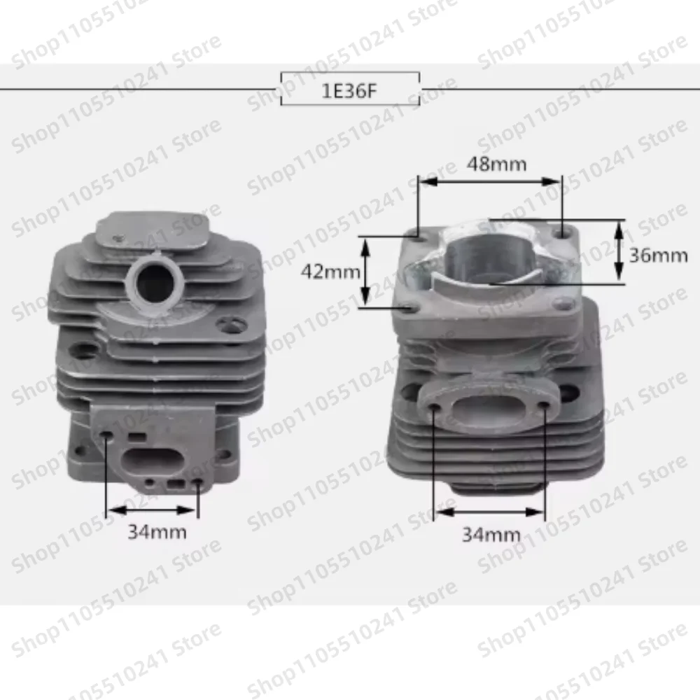 TL33/CG330 1E36F Brush cutter grass trimmer cylinder set dia 36mm