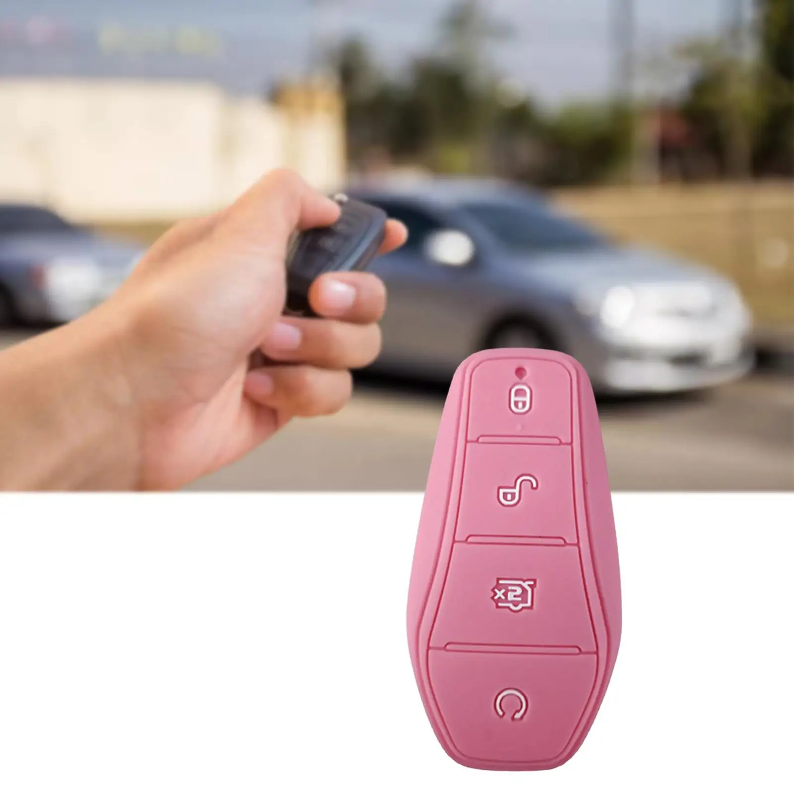 Wysokiej jakości silikonowe etui na kluczyk samochodowy z ochroną 360 stopni i podświetlanymi przyciskami do akcesoriów BYD Atto 3